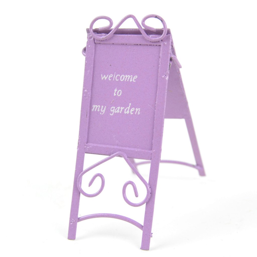 Micro Mini Lavender Welcome Sign 