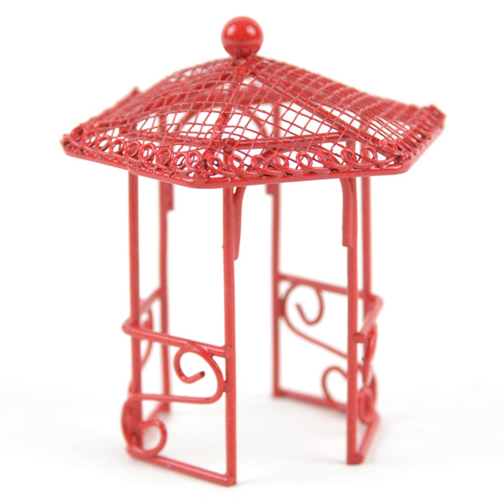 Micro Mini Red Gazebo 