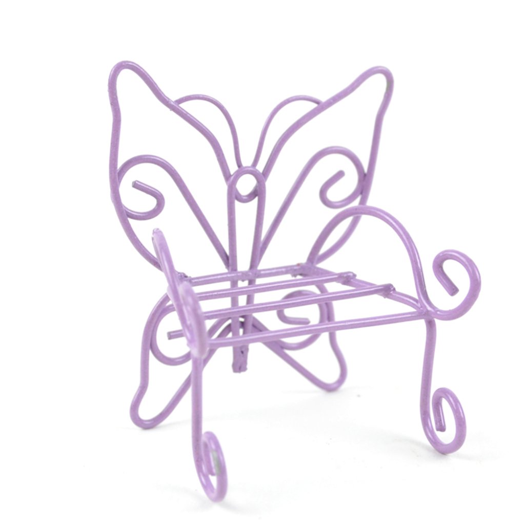 Micro Mini Lavender Butterfly Chair 