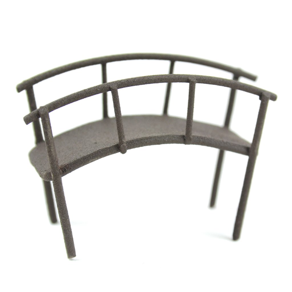 Micro Mini Garden Iron Bridge Rustic 2in 