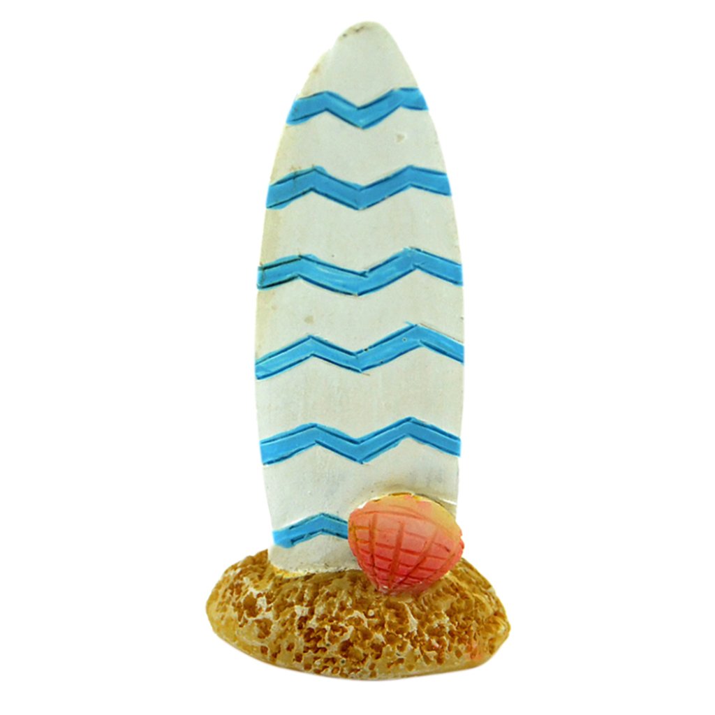 Miniature Garden Surf Board In Sand 2â€? 