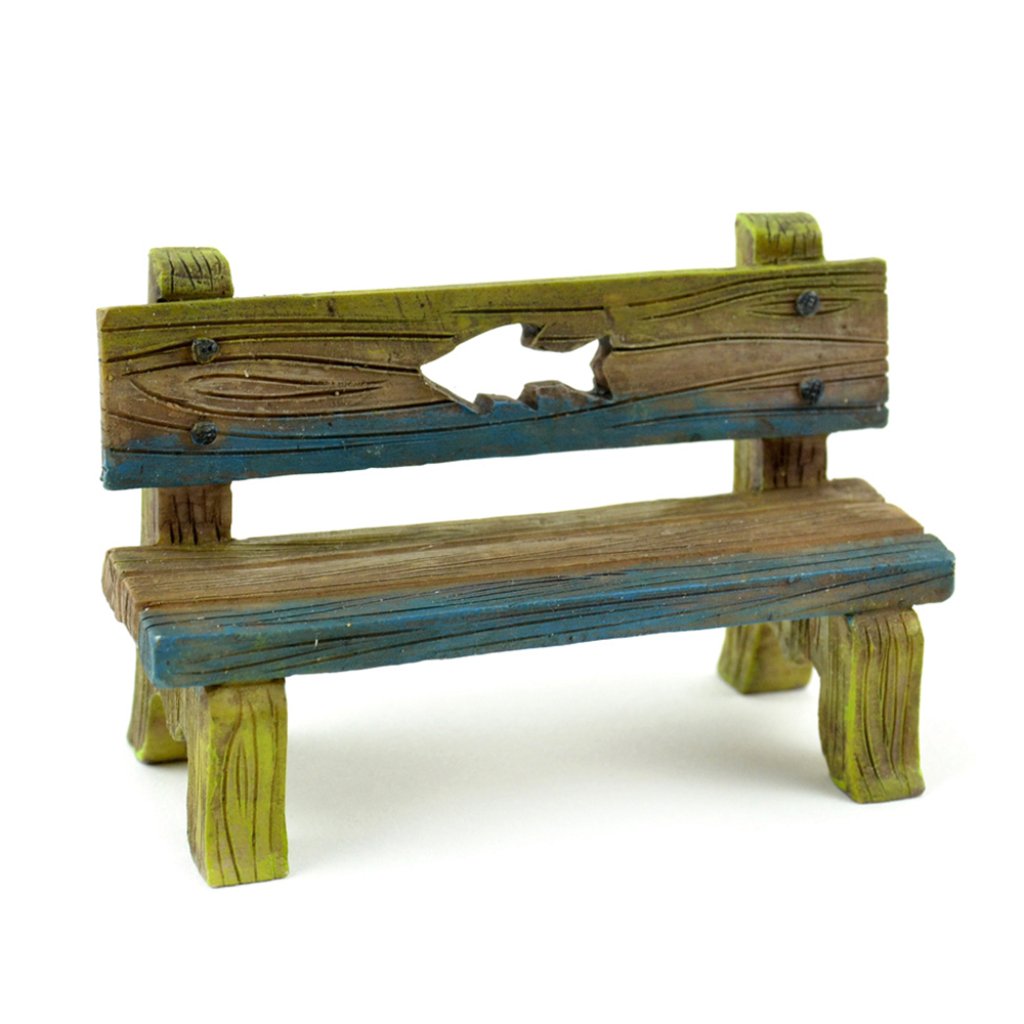 Miniature Garden Fishing Bench 3.5â€? 