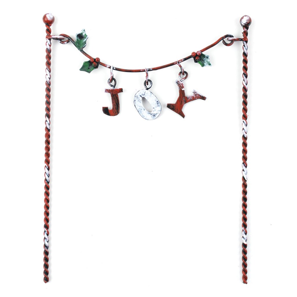 Metal Joy Banner 7X5.5â€? 