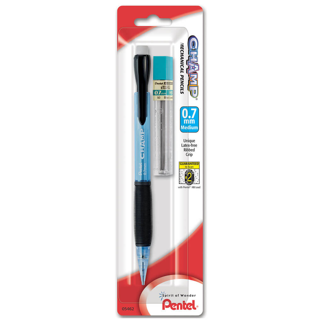 Pentel Champ Mechanical Pencil w/ Lead Refill 0.7mm