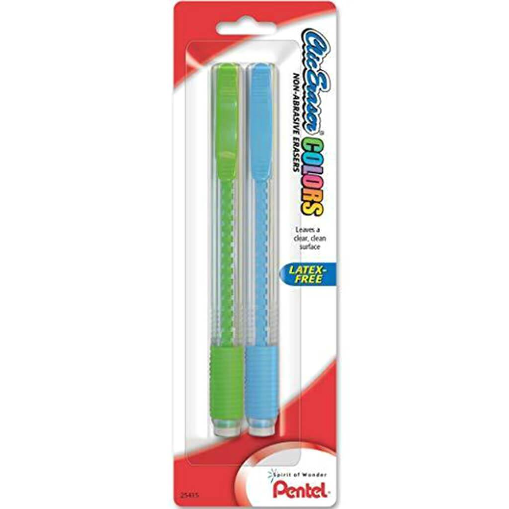 Clic Eraser Assorted 2pcs