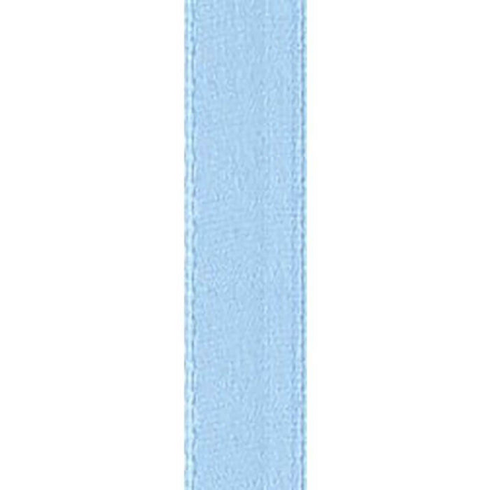 Single Face Satin Ribbon 1.5in Wide 18ft Light Blue