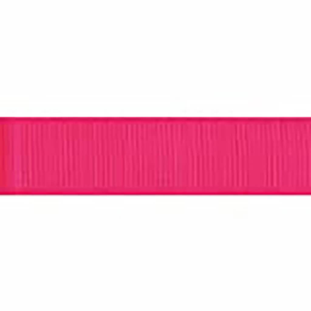 Offray Grosgrain Craft Ribbon 3/8in x 18ft Shocking Pink