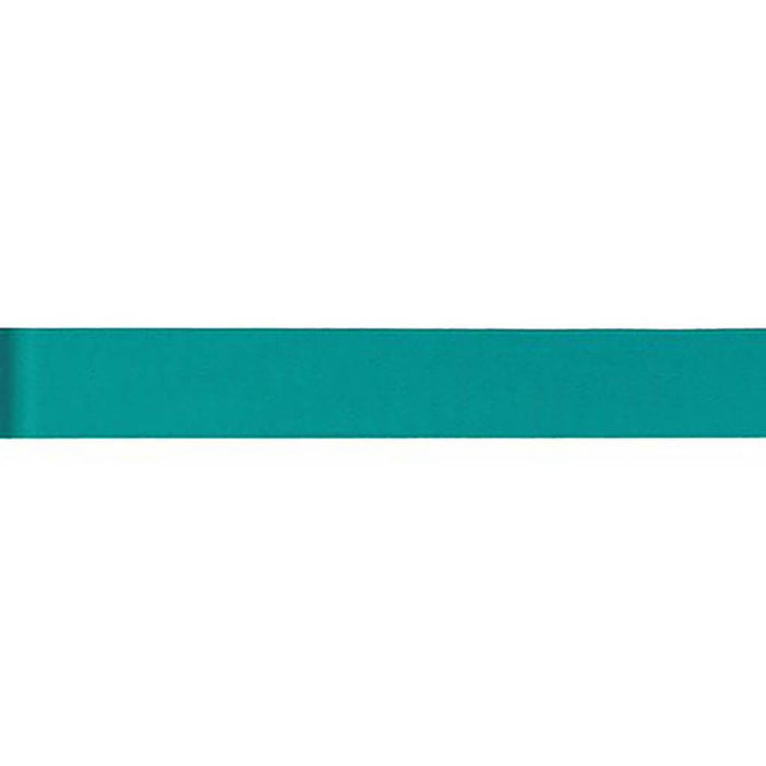 Offray Single Face Satin Craft Ribbon 5/8in x 18ft Tornado Blue