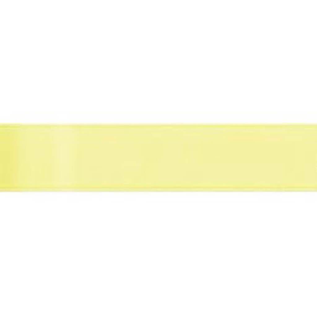 Offray Single Face Satin Craft Ribbon 3/8in x 18ft Baby Maize