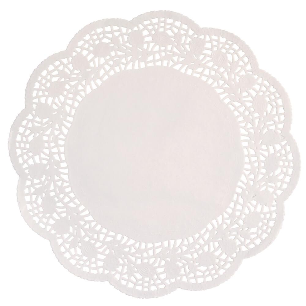 Doilies 5.5in 40ct, White 