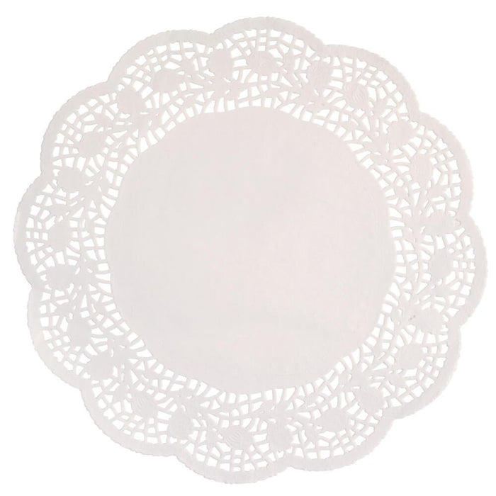 Doilies 16.5in 4ct, White 