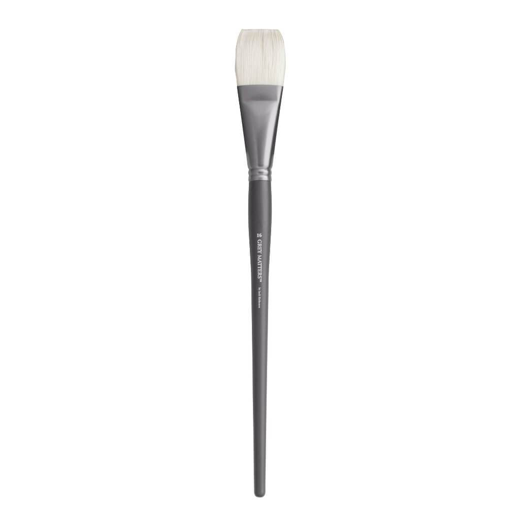 Gray Matters Interlock Bristle Flats Series Long Handle