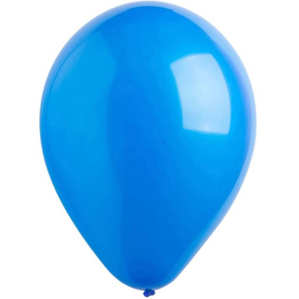 Standard Latex Balloon Royal 12in Blue