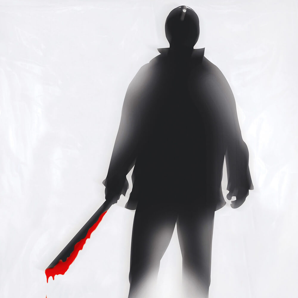 Machete Killer Shower Curtain 