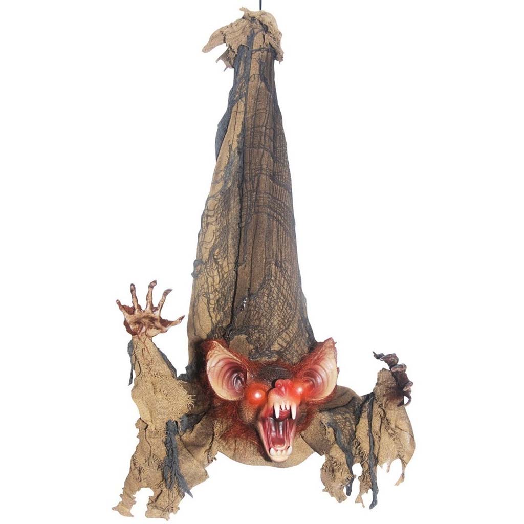 Hanging Slashing Bat Animated Prop