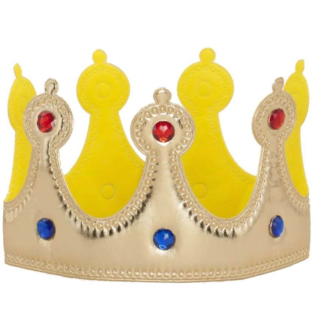 Child Gold Jeweled Crown