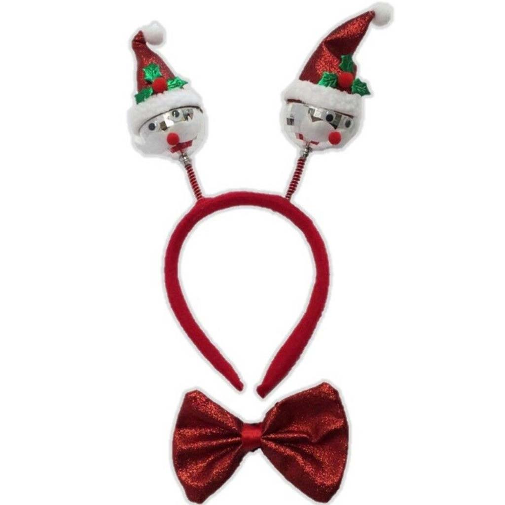 Santa Bopper Headband &amp; Bowtie 