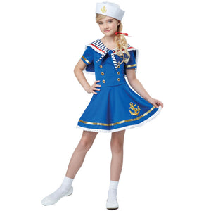Sunny Ship Sailor Girls Navy Costume