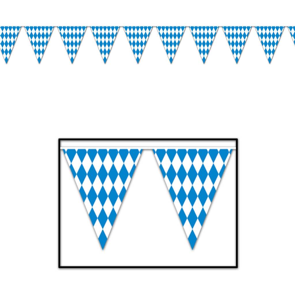 Oktoberfest Pennant Banner 11in x 12ft 