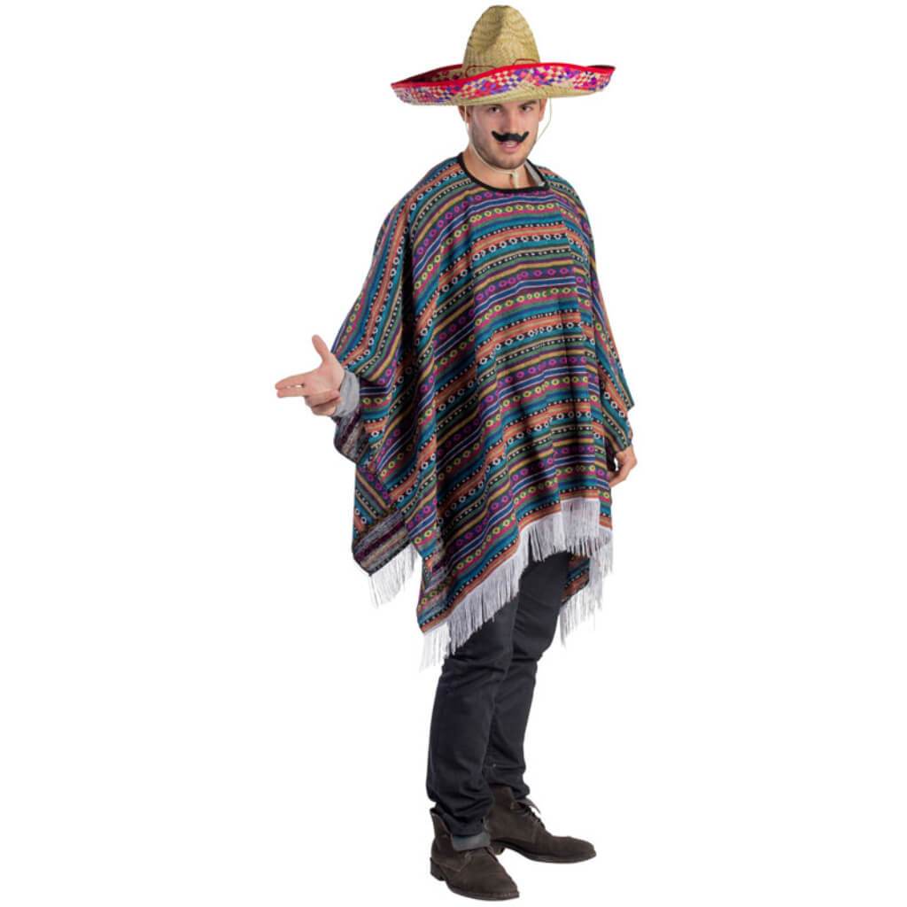 Adult Mexican Poncho 