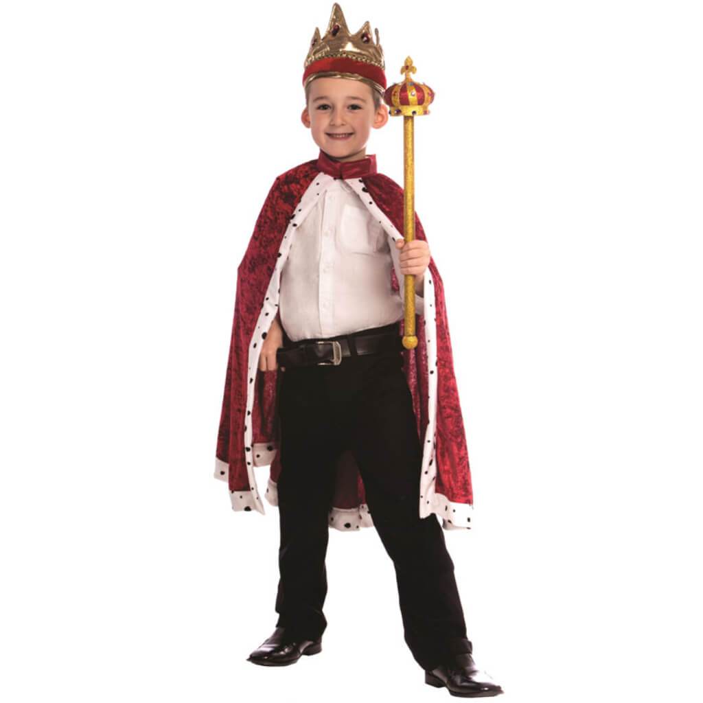 Red King&#39;s Robe Costume 