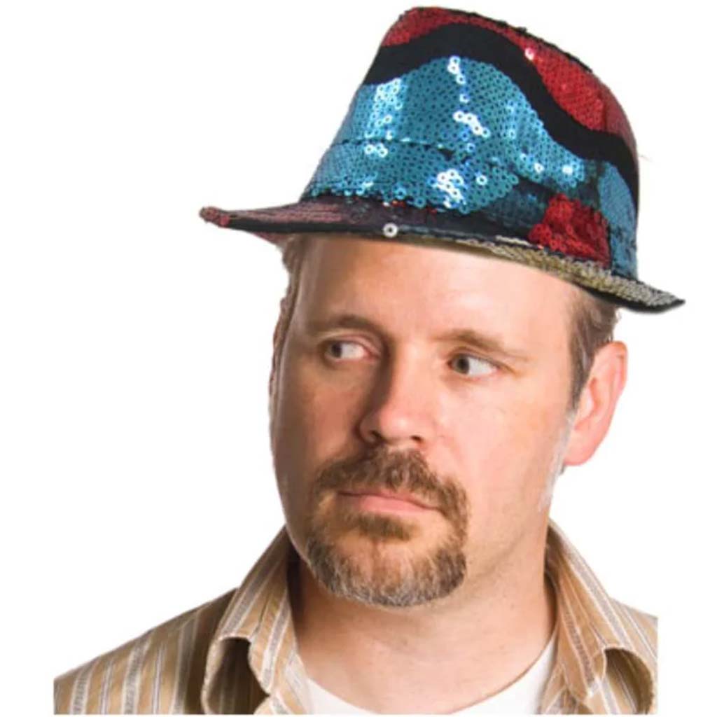 Tri Color Sequin Hat 