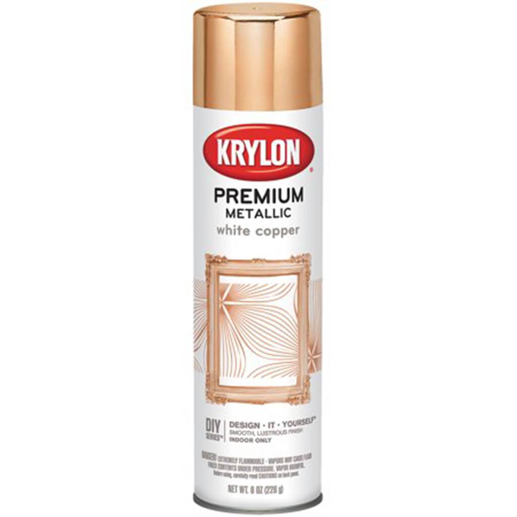 White Copper Premium Metallic Spray Paint