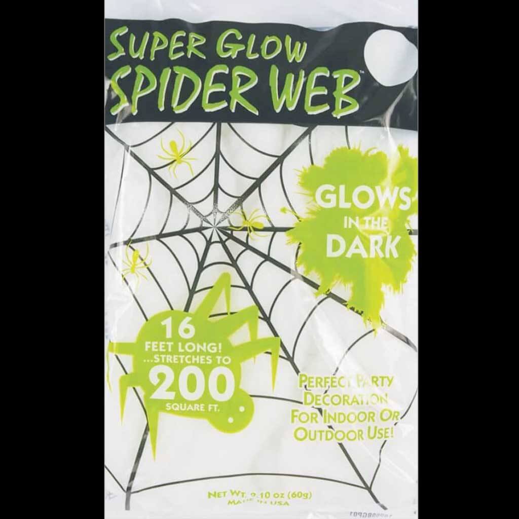 Super Stretch Spiderweb Glow in the Dark 48g White 