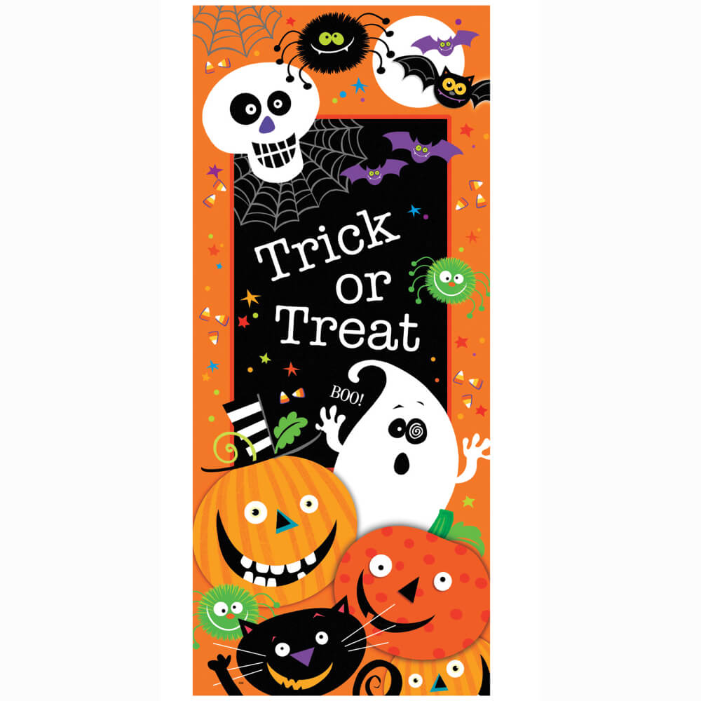 Spooky Smiles Door Poster, 27in x 60in