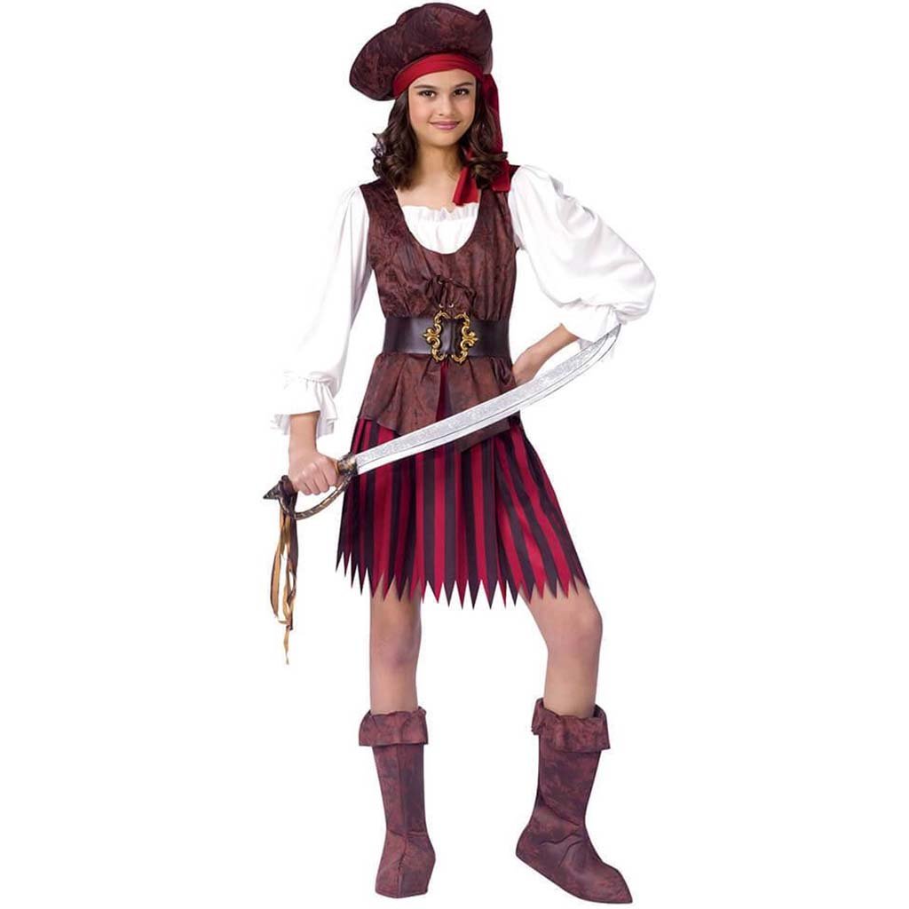 Girl High Seas Buccaneer Costume 