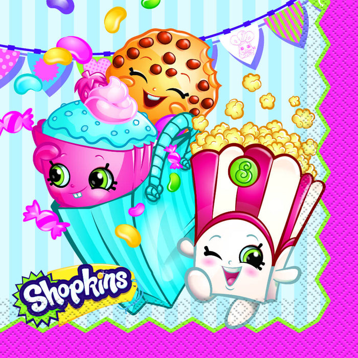 Shopkins Lunch Napkins, 16ct 