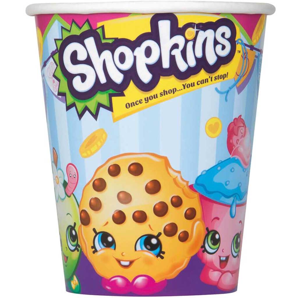 Shopkins 9oz Paper Cups, 8ct 