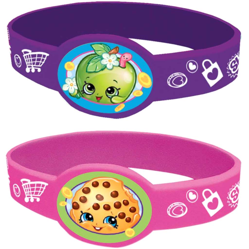 Stretchy Bracelets 4ct, Shopkins 