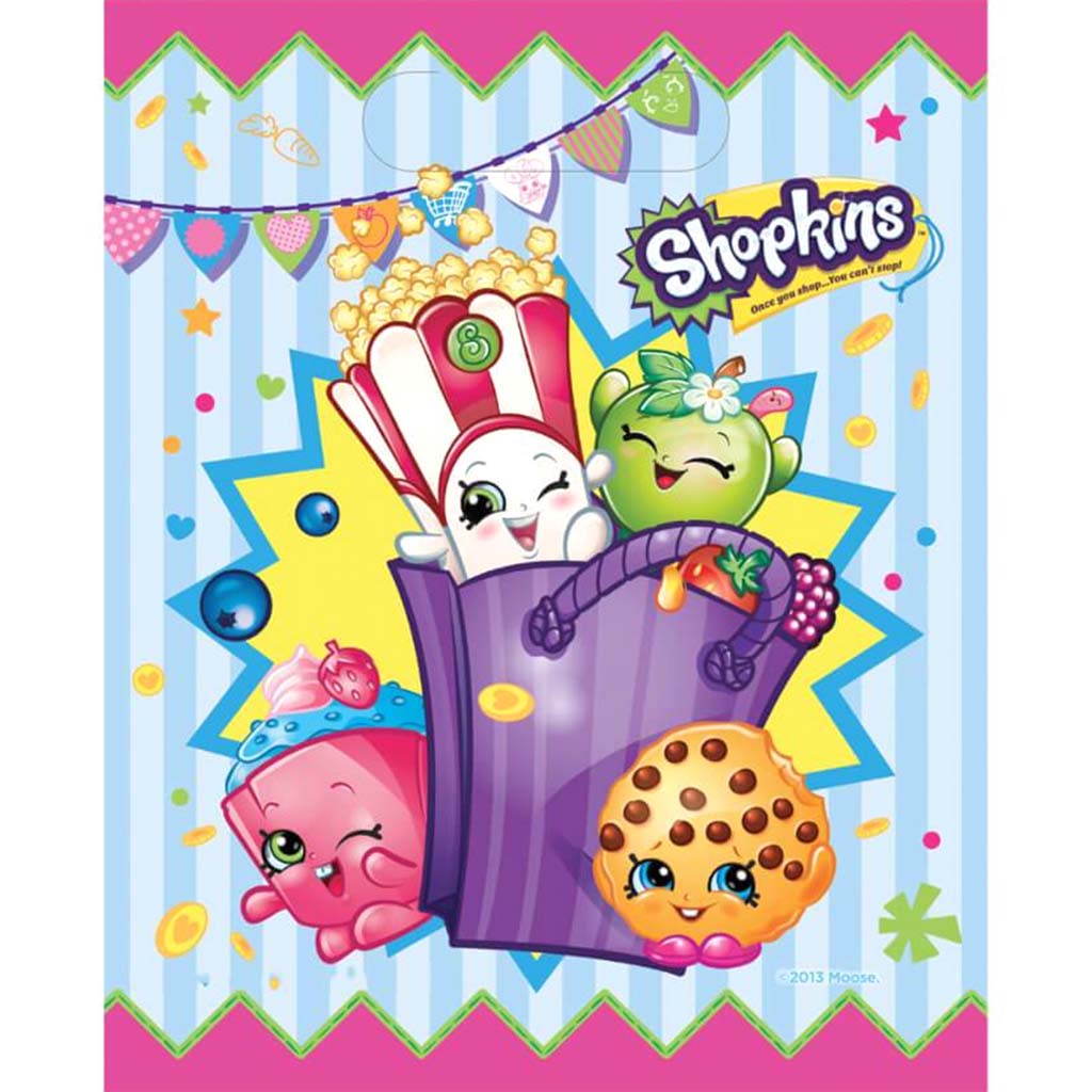 Shopkins Loot Bags, 8ct 