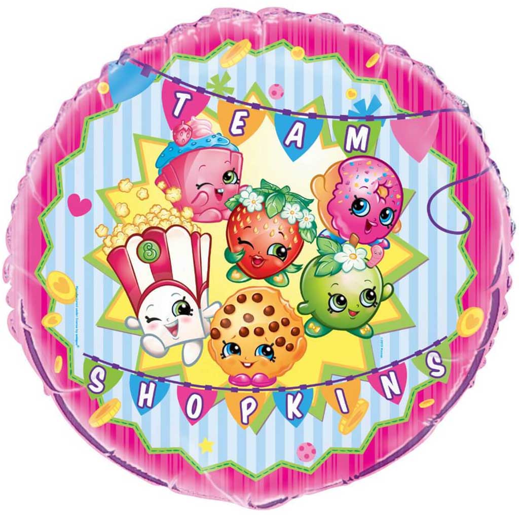 Shopkins Round Foil Balloon, 18in 