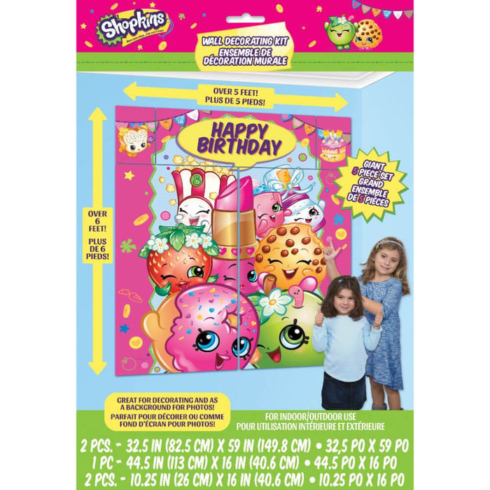 Shopkins Wall Decorating Kit 