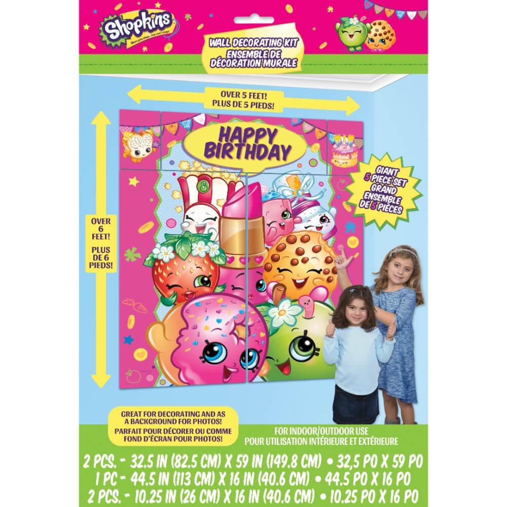 Shopkins Wall Decorating Kit 