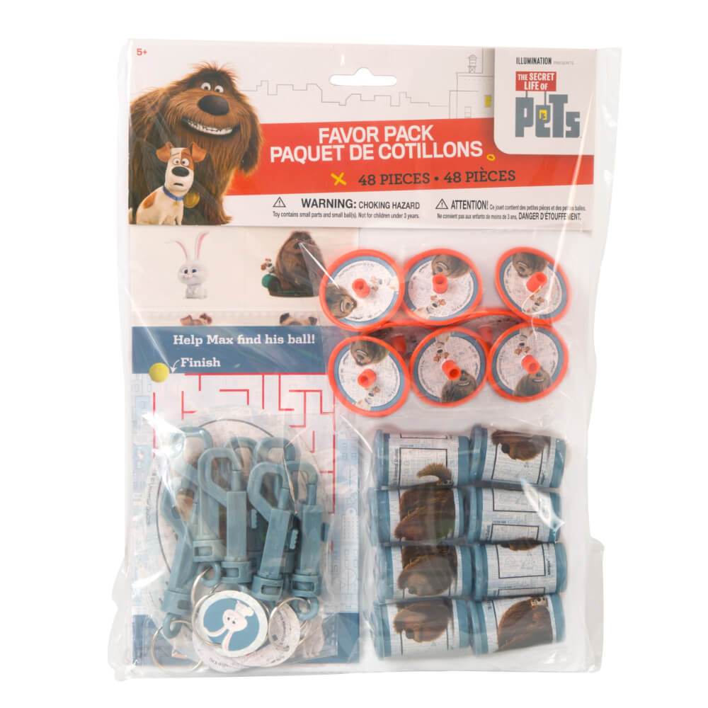 Favor Pack 48ct, Secret Life of Pets 