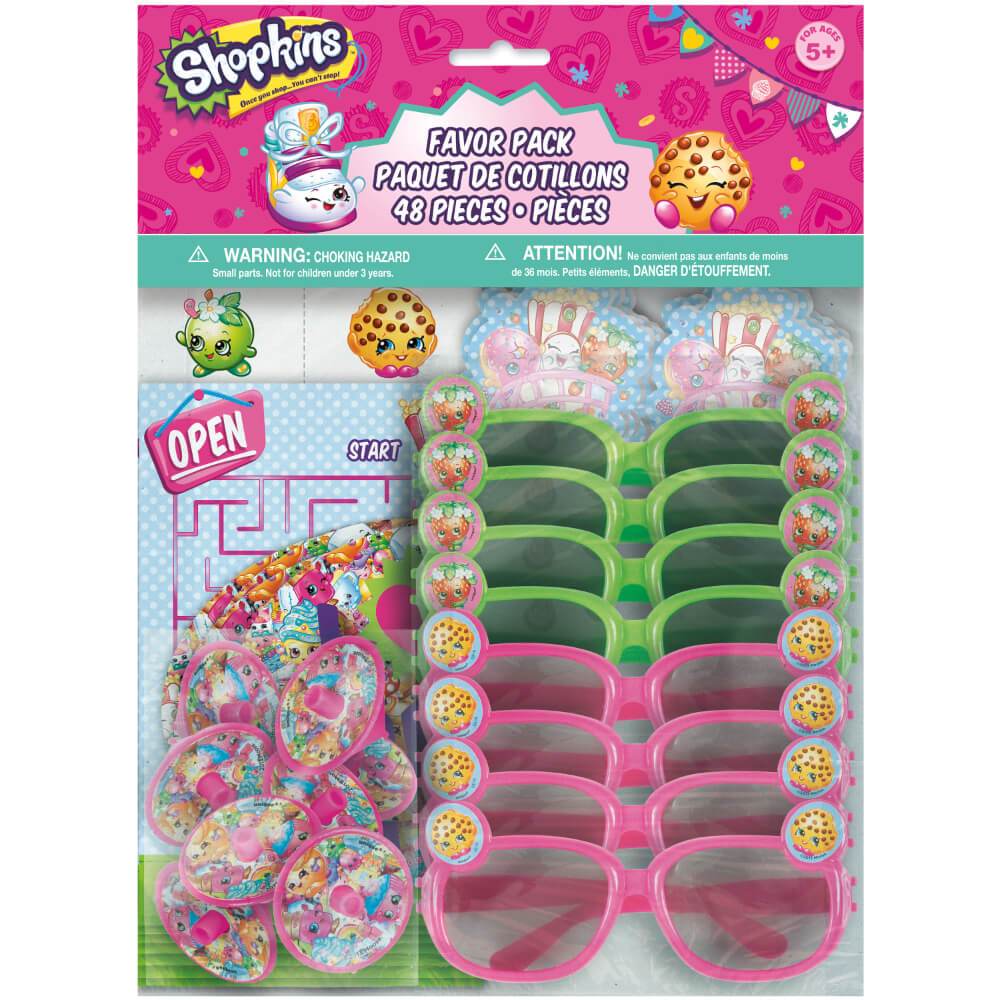 Favor Pack 48ct, Shopkins 