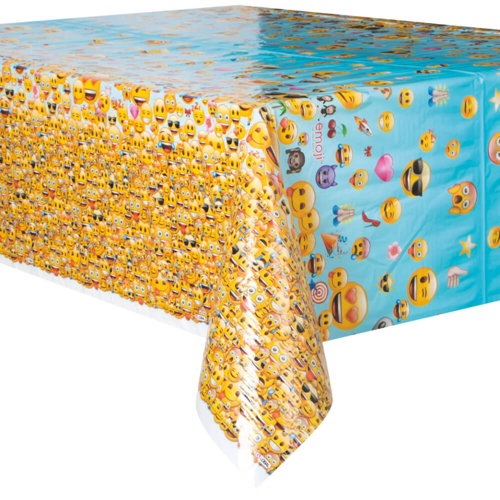 Rectangular Tablecover 54in x 84in, Emoji 