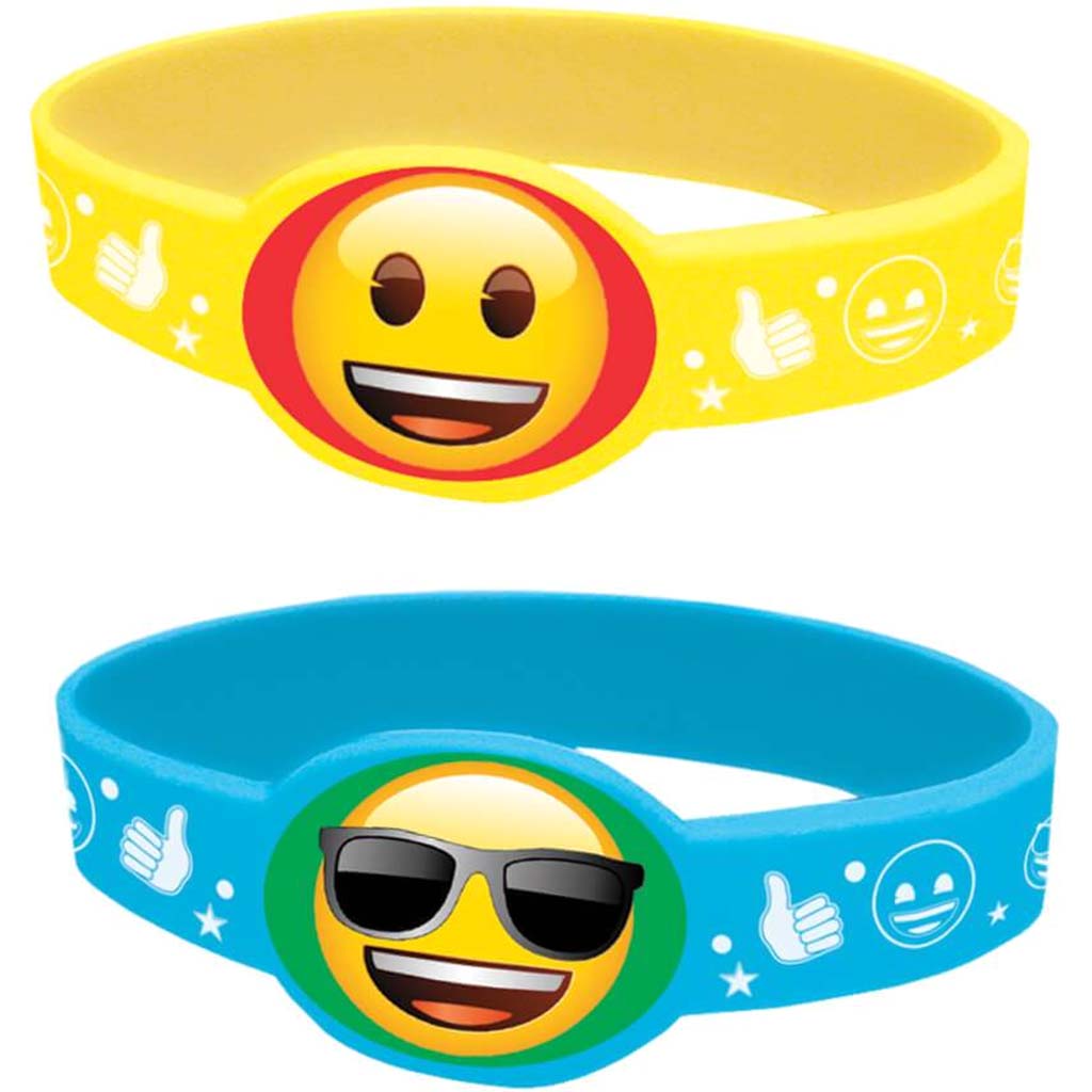 Stretchy Bracelets 4ct, Emoji 