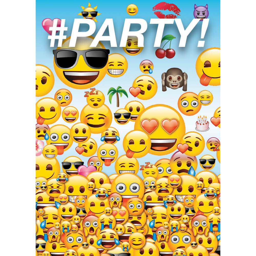 Emoji Invitations, 8ct 