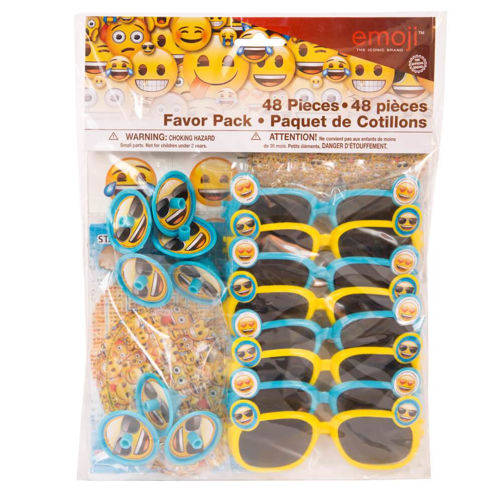 Favor Pack 48ct, Emoji 