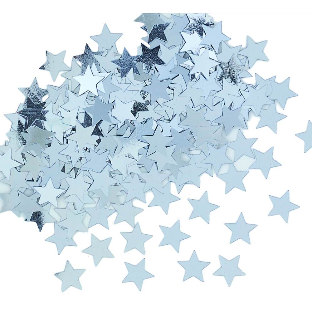 Confetti Silver Star 