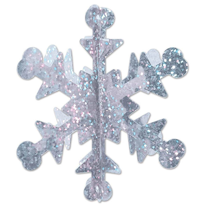 3D Mini Prismatic Snowflakes 