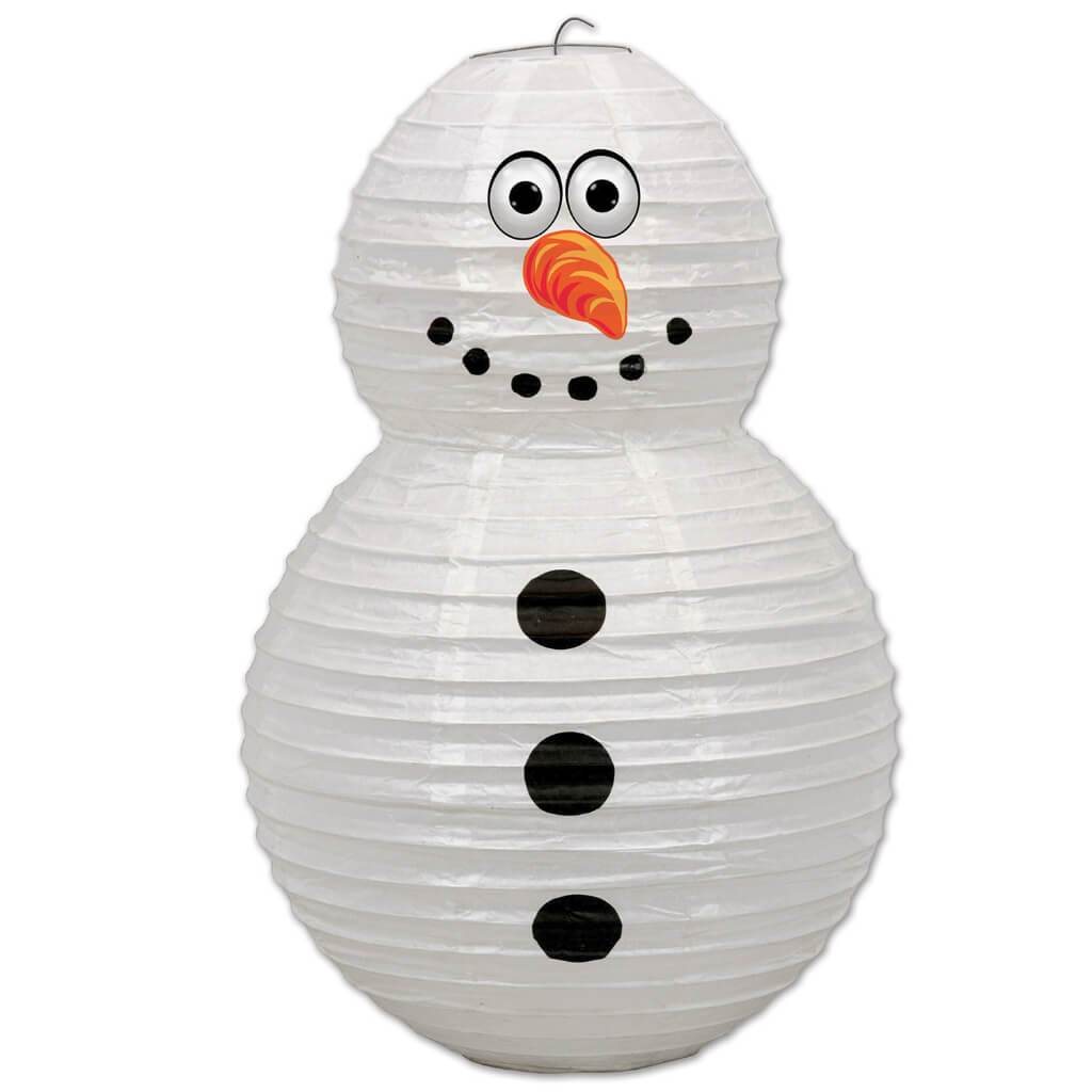 Snowman Paper Lantern 