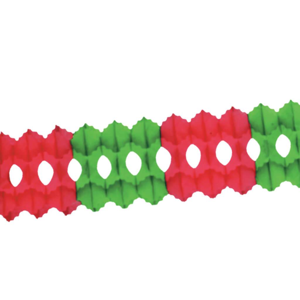 Packaged Arcade Garland Red &amp; Green 