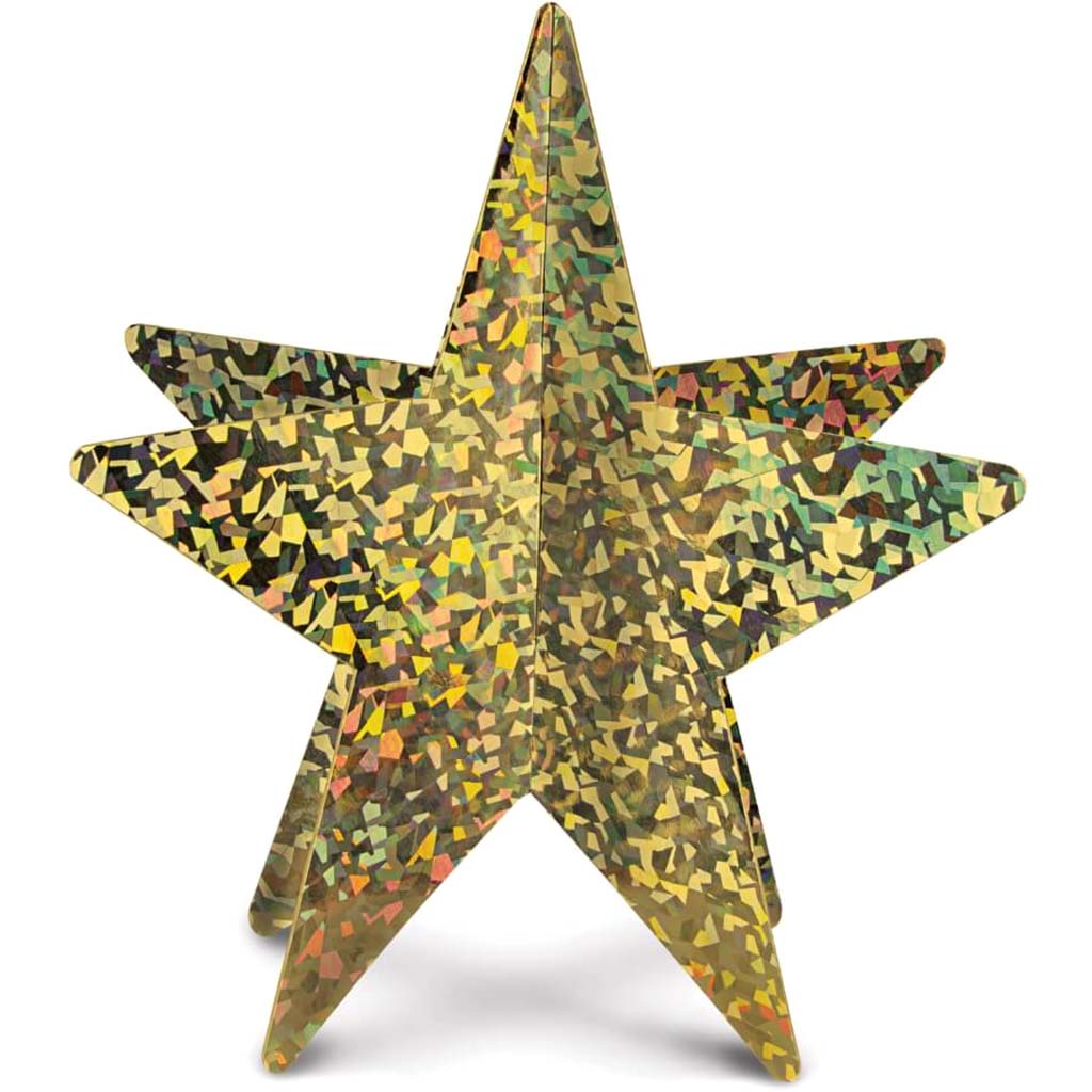 Centerpiece 3D Prismatic Star 