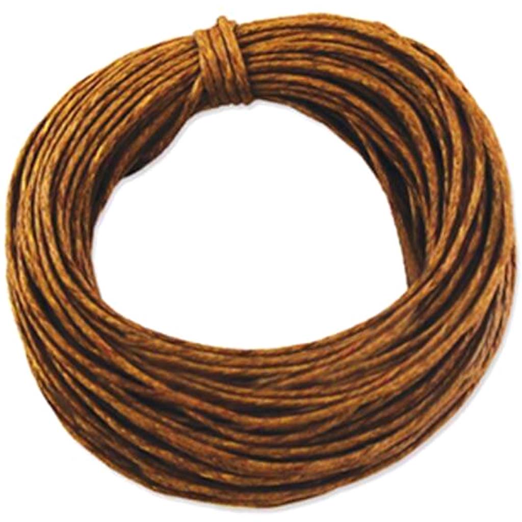 Cord Jewelry Craft 1mmx10yds Dark Natural Waxedecord Round Natural 