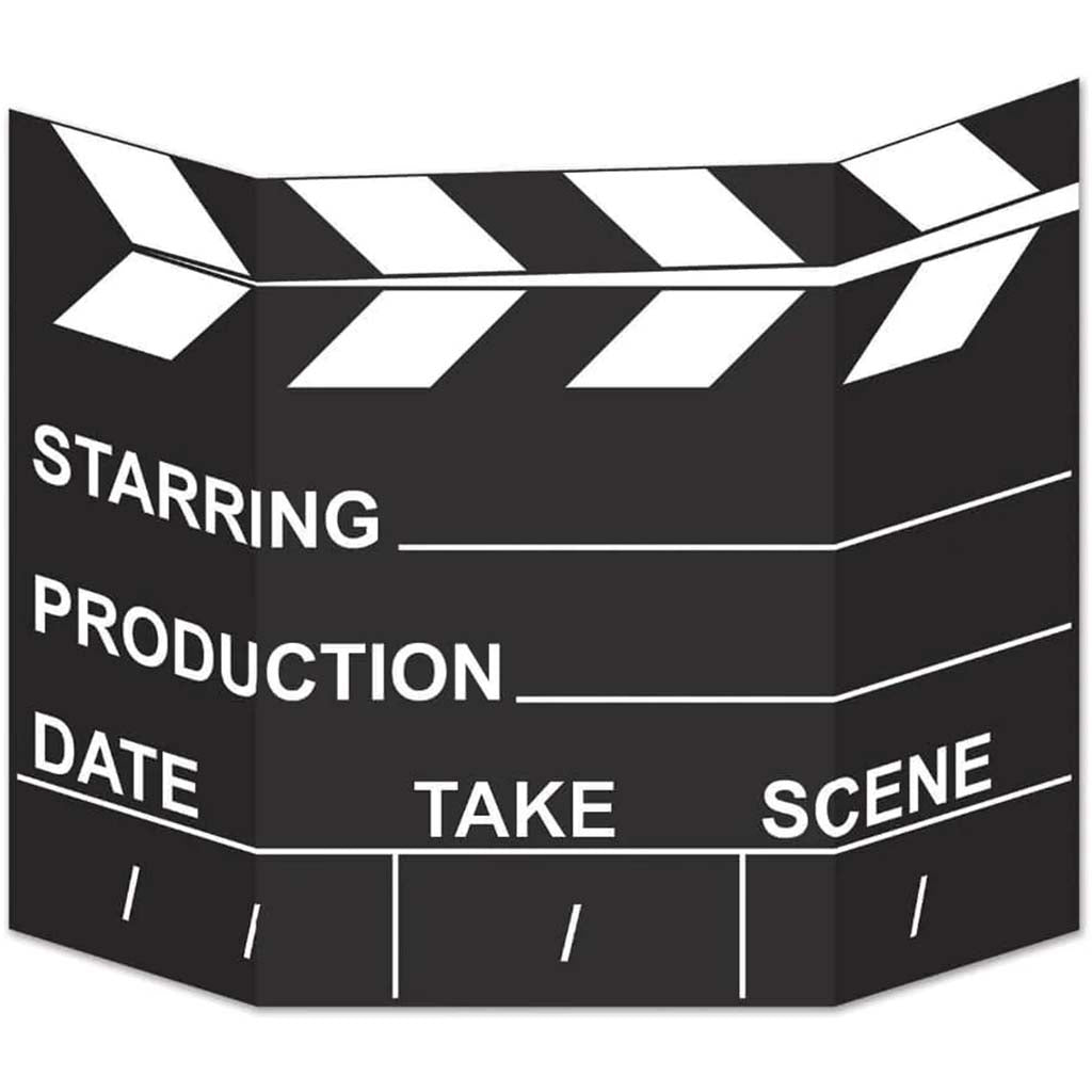 Movie Set Clapboard Photo Prop 